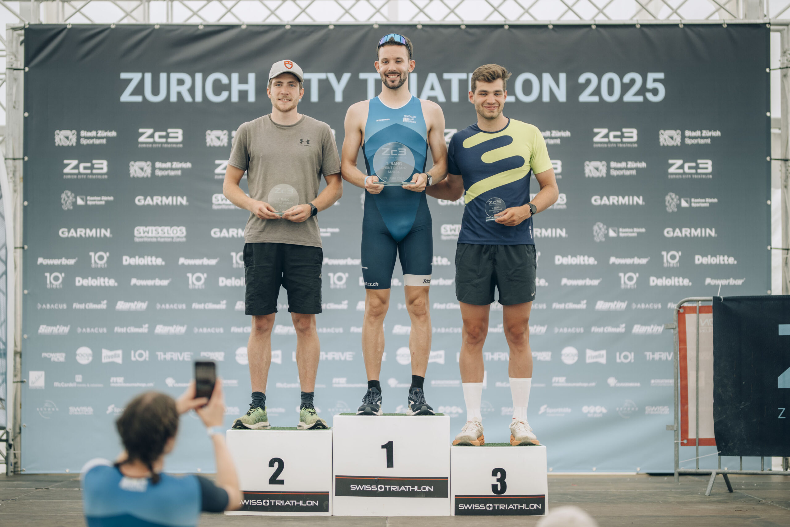 Siegerehrung Junior Triathlon